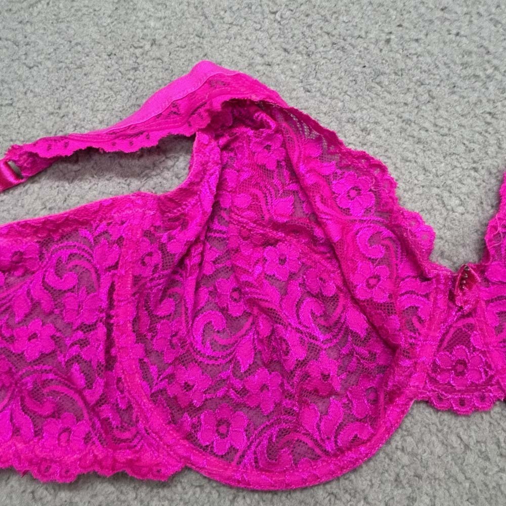 Smart & Sexy Bra 44DD T-Shirt Bra  Hot Pink Underwire Bra - Picture 2 of 9